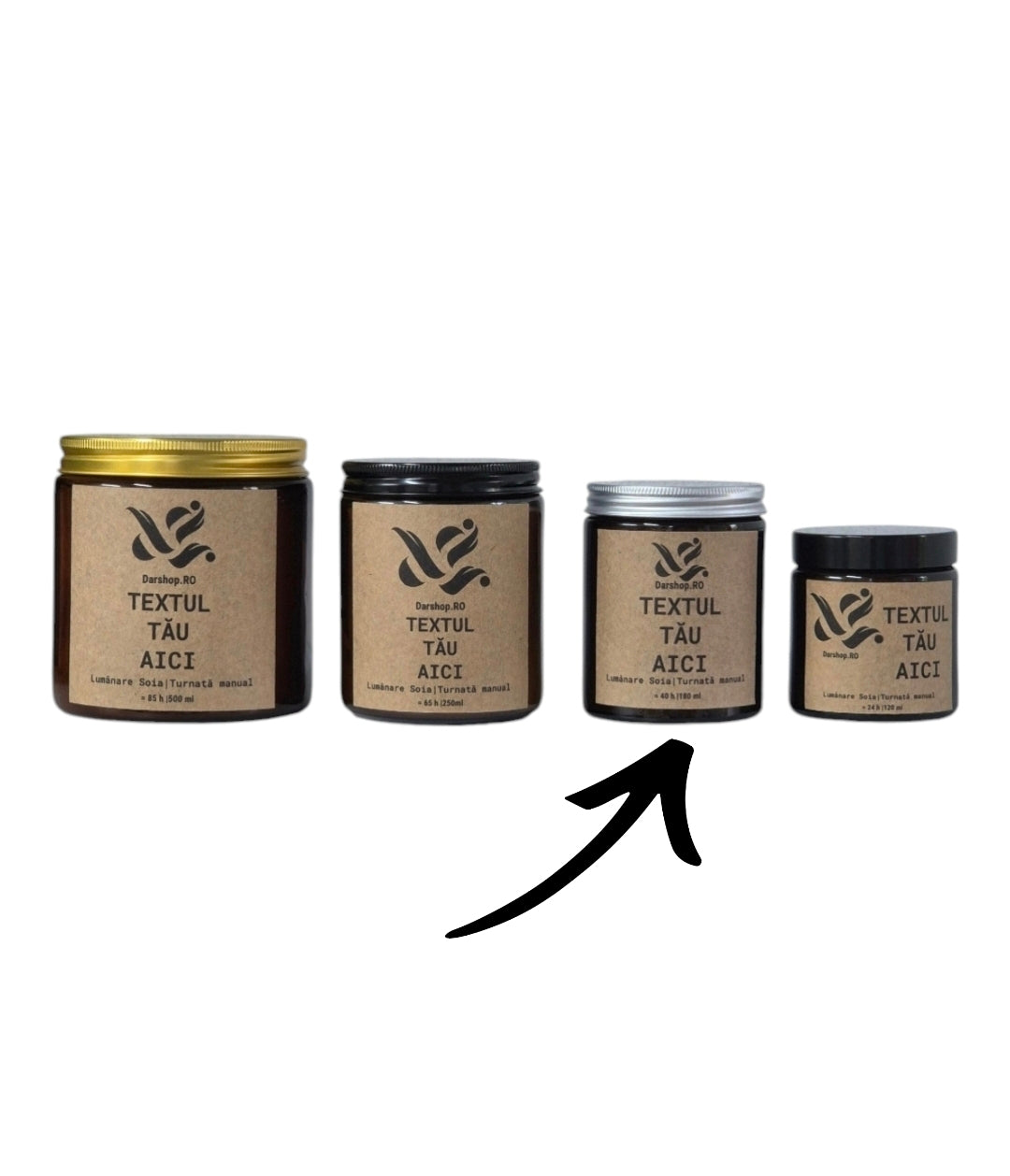 Lumânare parfumată ceară soia. Praf de zâne