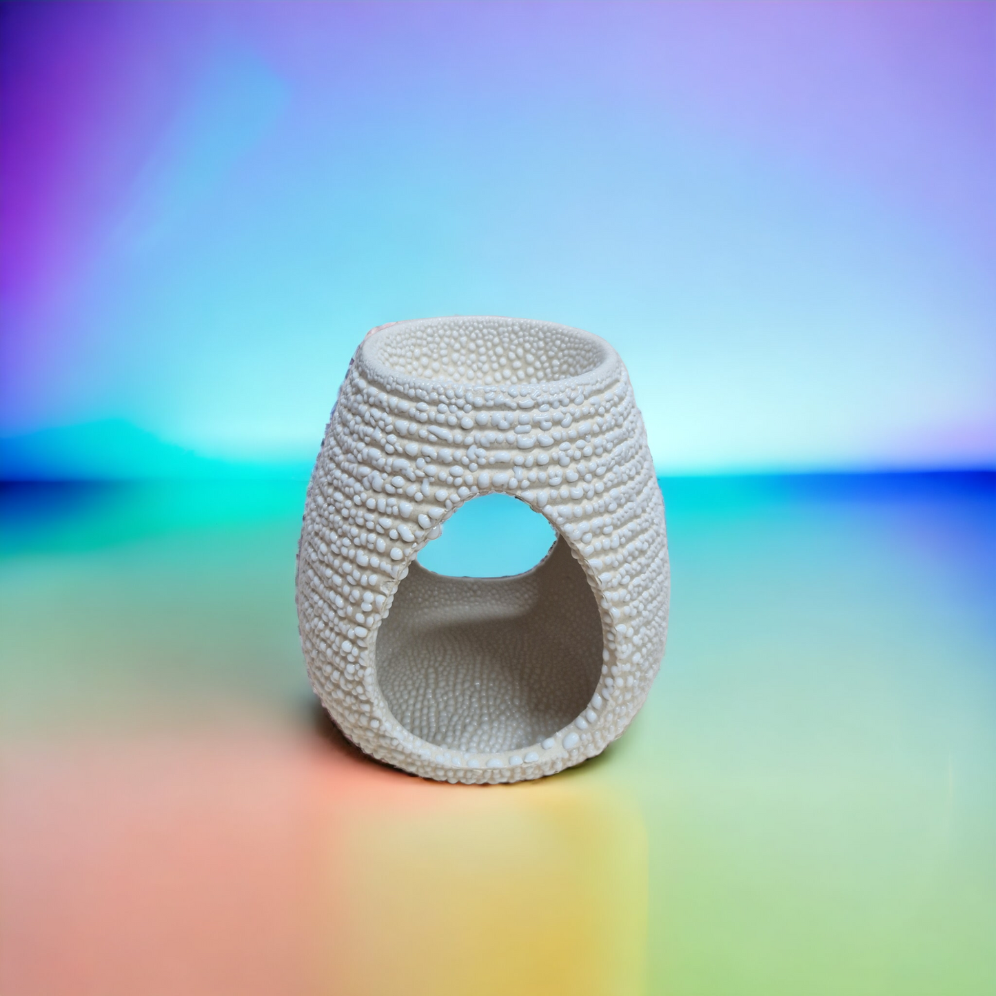 Lampa aromaterapie ceramică. Crem