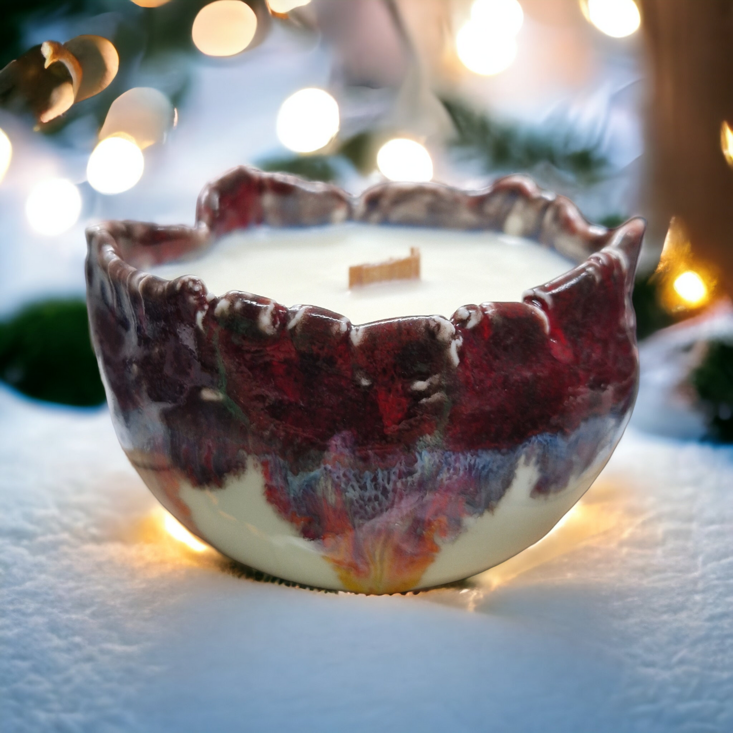 Lumânare parfumată soia Ceramică. Praf de Zâne