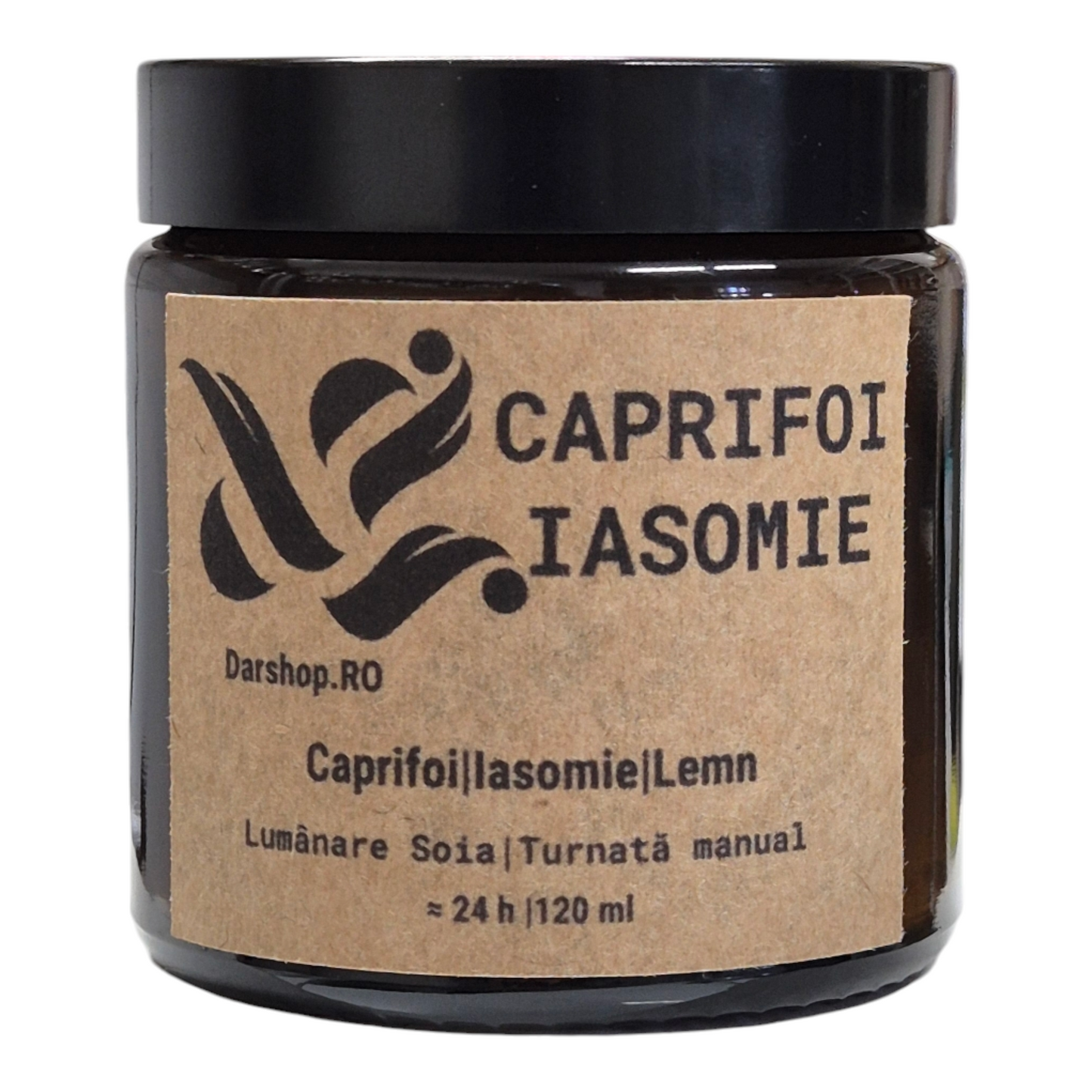 Caprifoi & Iasomie. Lumânare soia