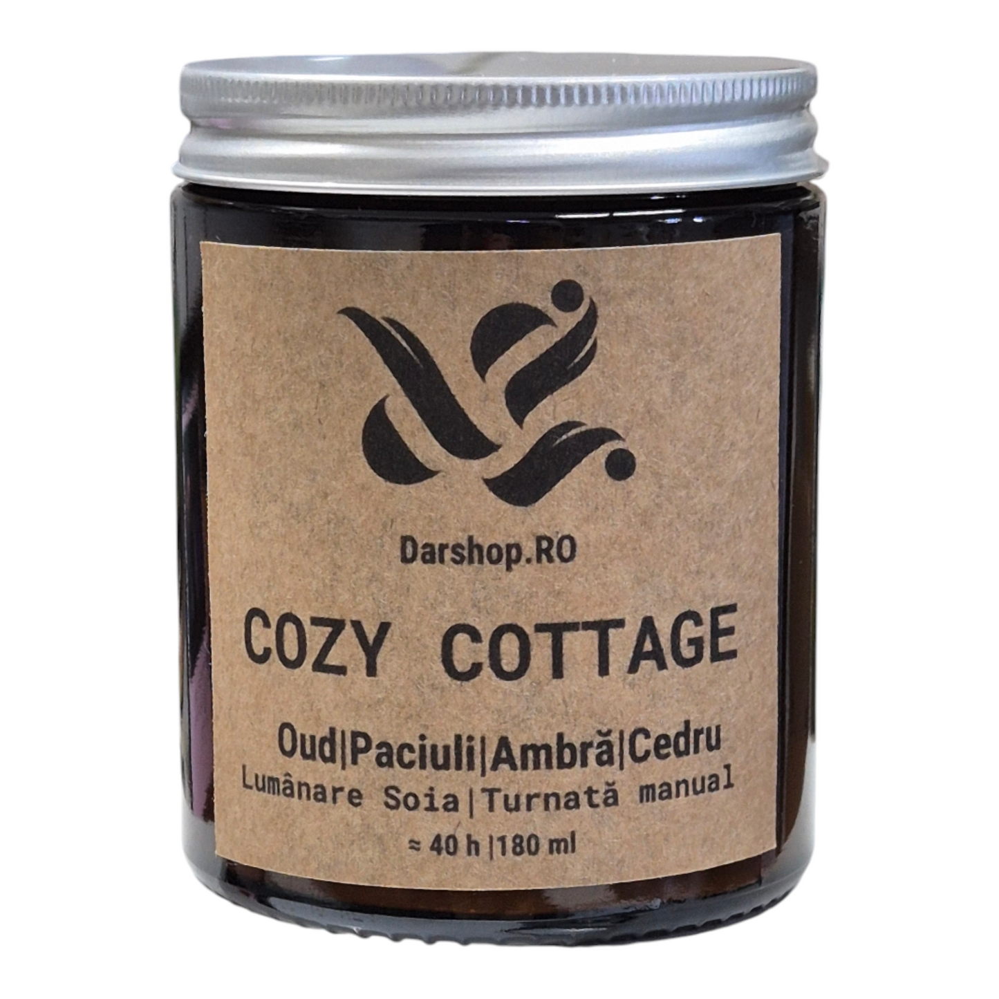 Lumânare parfumată ceară soia. Cozy Cottage