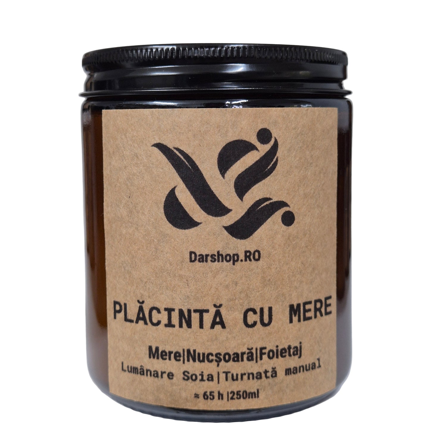 Plăcintă cu mere. Lumânare soia