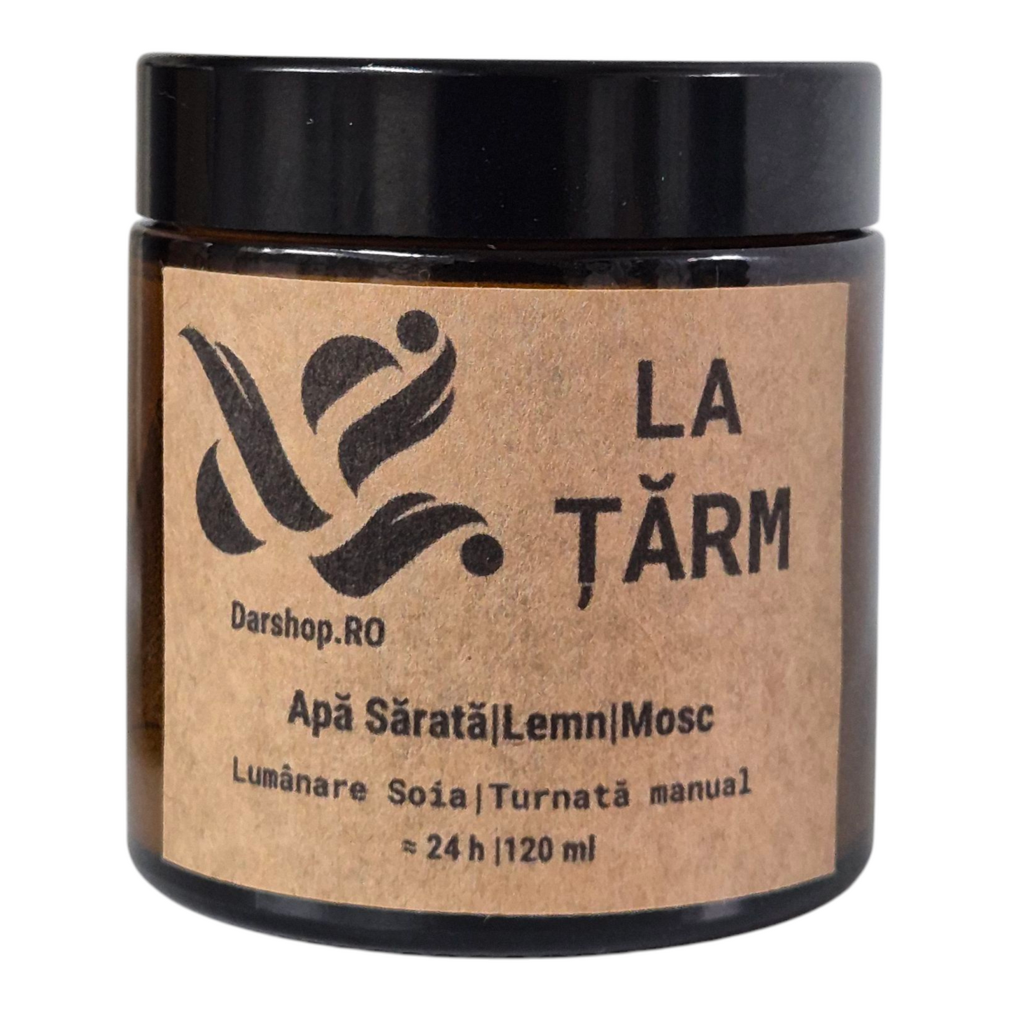 Lumânare parfumată ceară soia. La Țărm