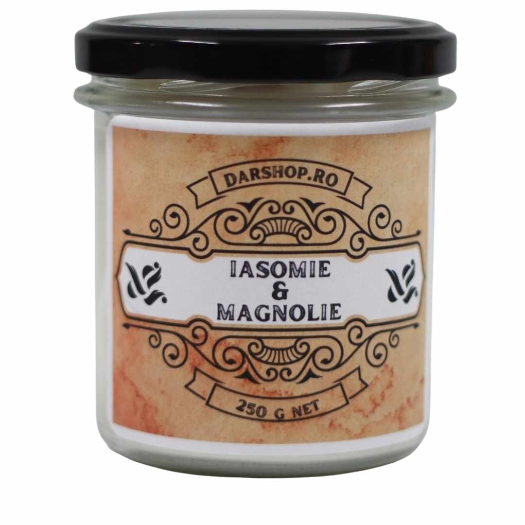 Lumânare parfumată soia Rural. Iasomie și Magnolie