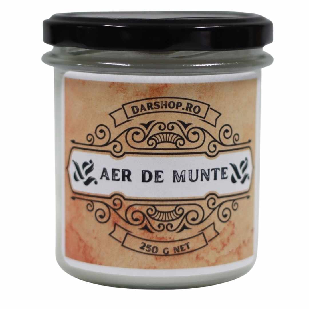 Lumânare parfumată soia Rural. Aer de Munte