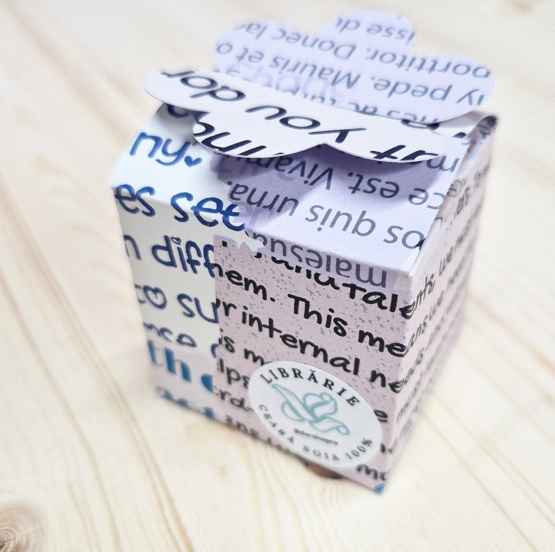 Ceară soia parfumată. Librărie