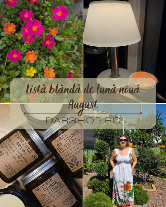 Lista blândă de lunî nouă. August