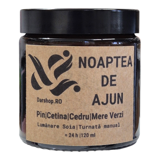 Lumânare parfumată ceară soia. Noaptea de Ajun