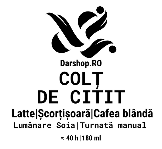 *NOU*Colț de citit. Lumânare soia