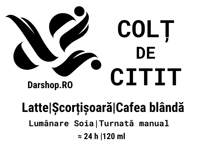 *NOU*Colț de citit. Lumânare soia