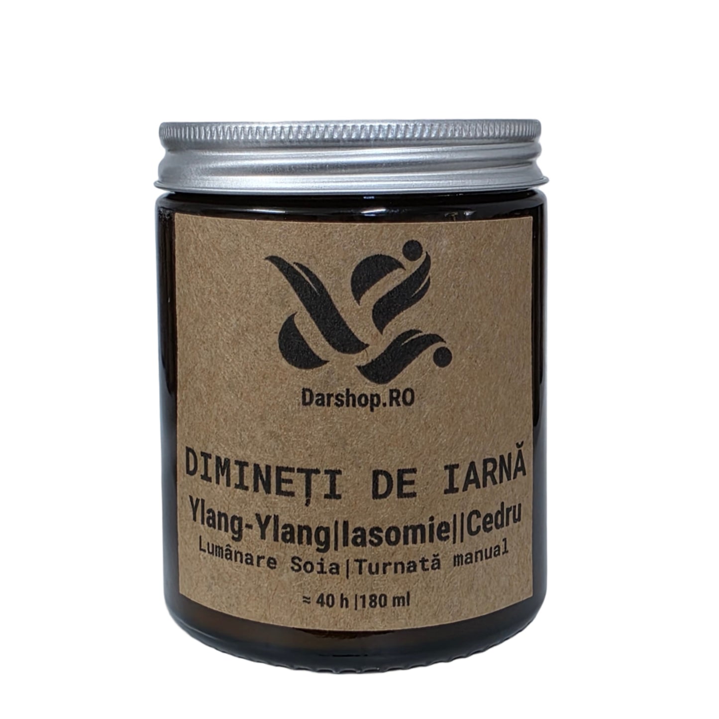 Lumânare parfumată Dimineți de Iarnă  parfum floral cu note lemnoase și accente condimentate.