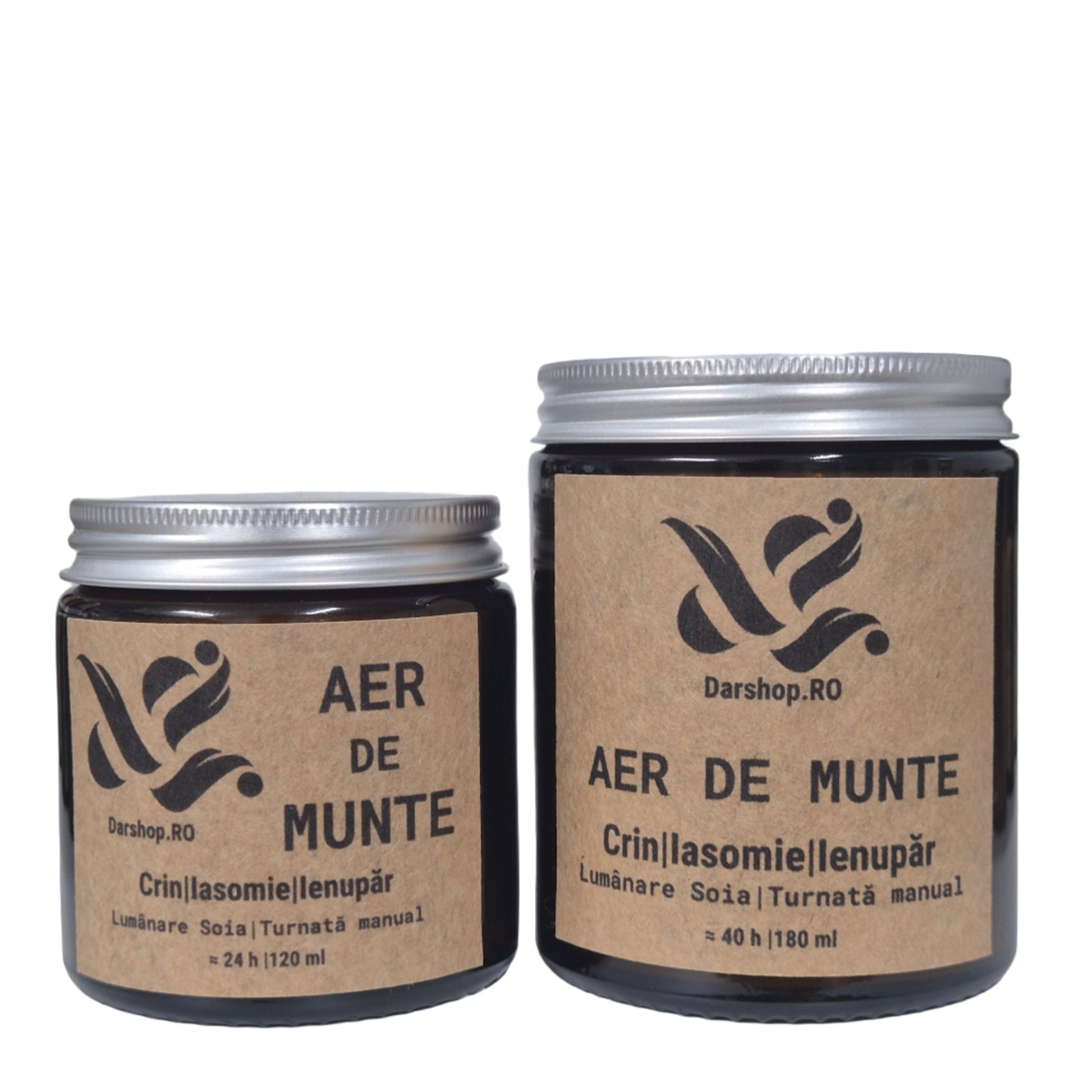 Lumânare parfumată din soia Aer de Munte, cu aromă proaspătă și revigorantă inspirată de aerul curat și fresh.