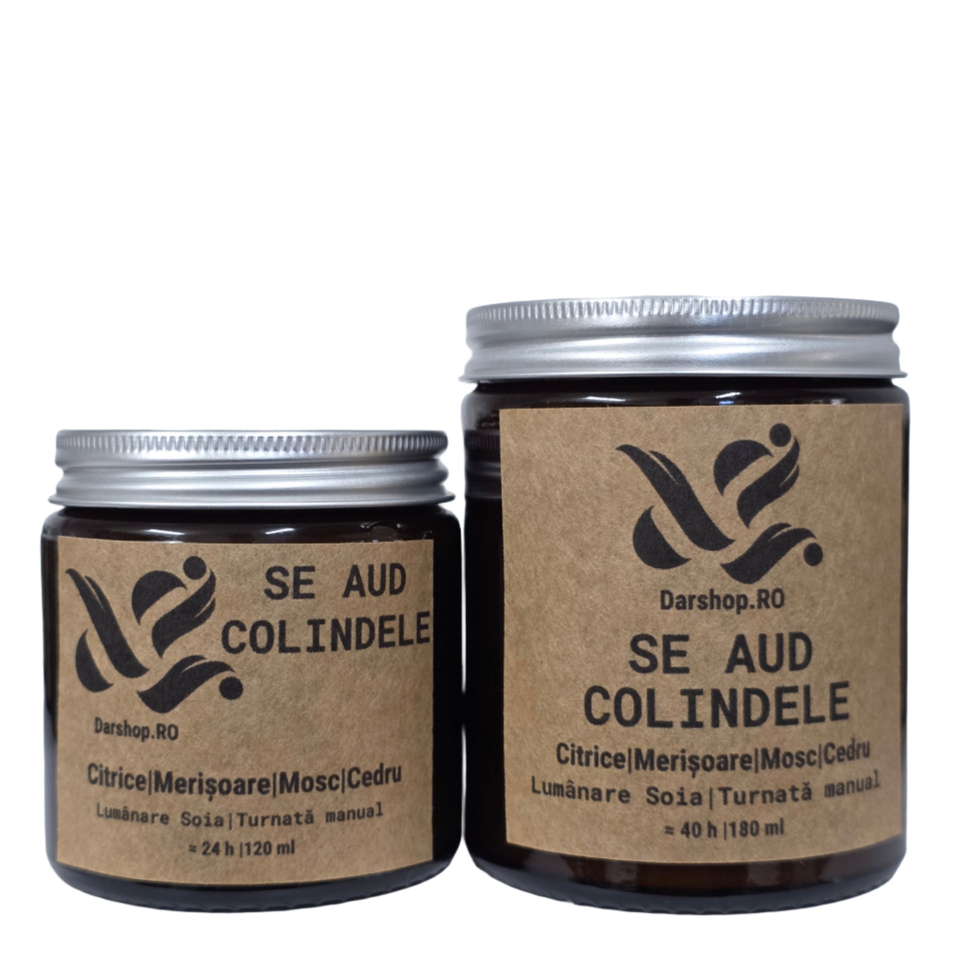 Lumânare de soia Se aud colindele – parfum fresh, mentolat și aromă subtilă de cetină, perfectă pentru iarnă