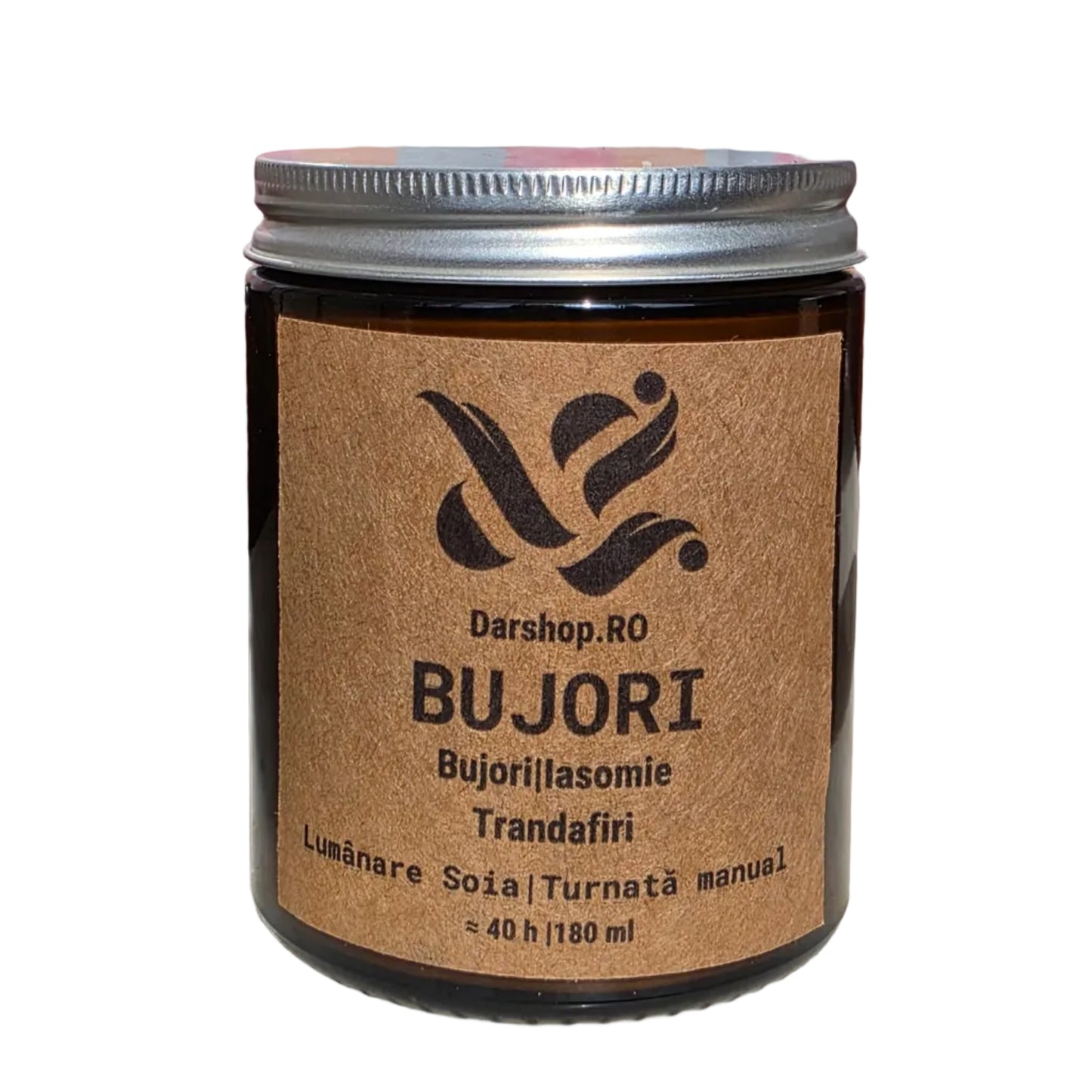 lumanare soia bujori
