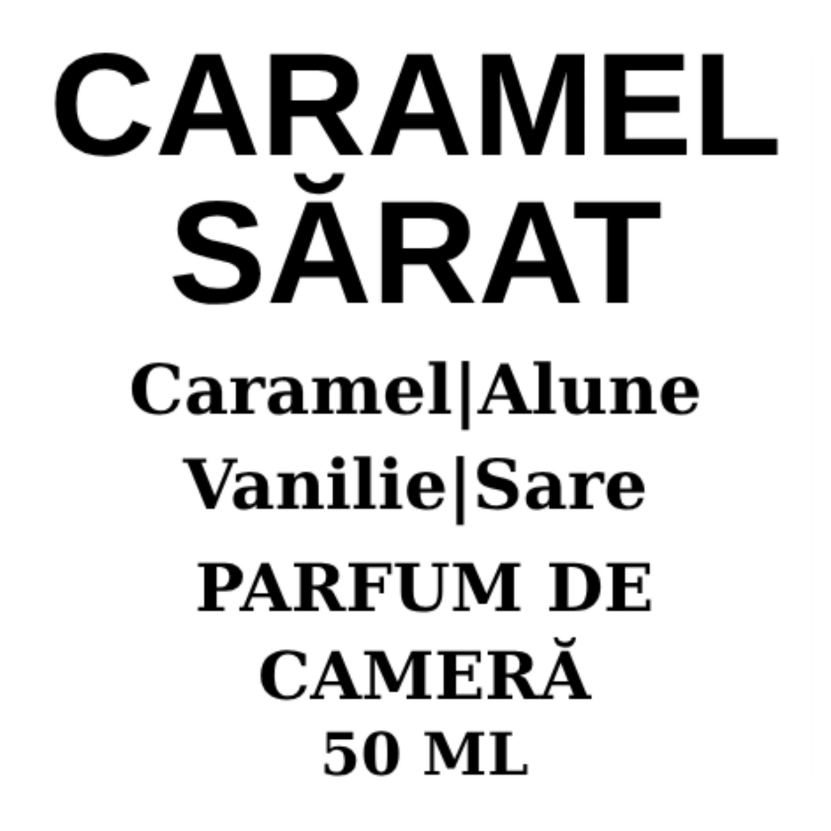 Caramel Sărat. Difuzor parfum (cu bețișoare)