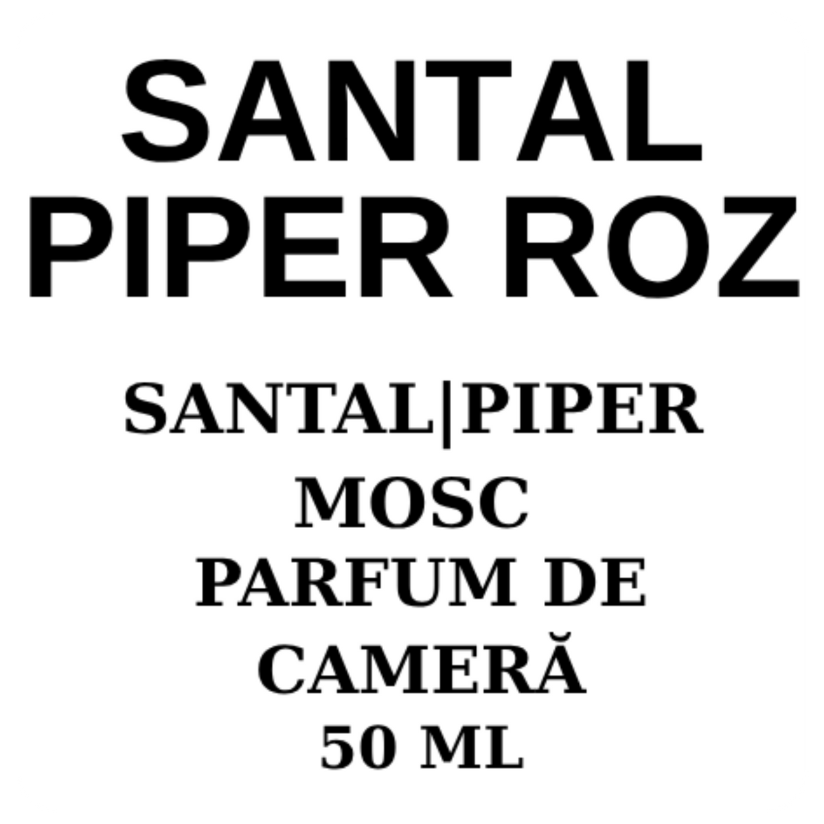 Santal & Piper Roz.Difuzor parfum (cu bețișoare)