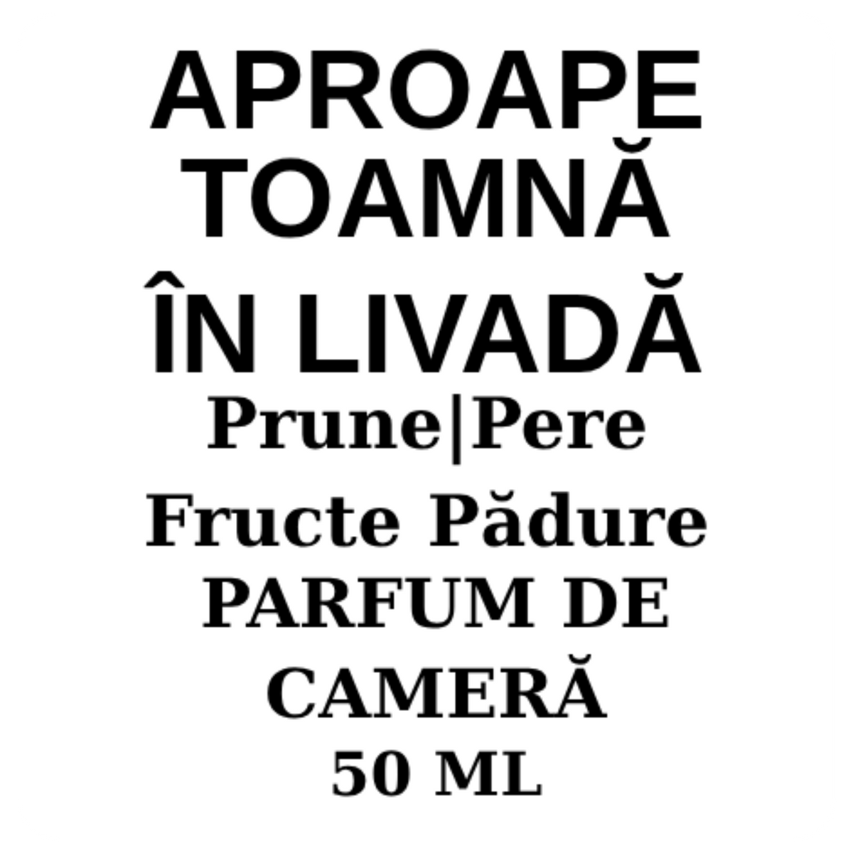 Aproape toamnă în livadă. Difuzor parfum (cu bețișoare)