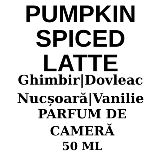 Pumpkin Spiced Latte. Difuzor parfum (cu bețișoare)