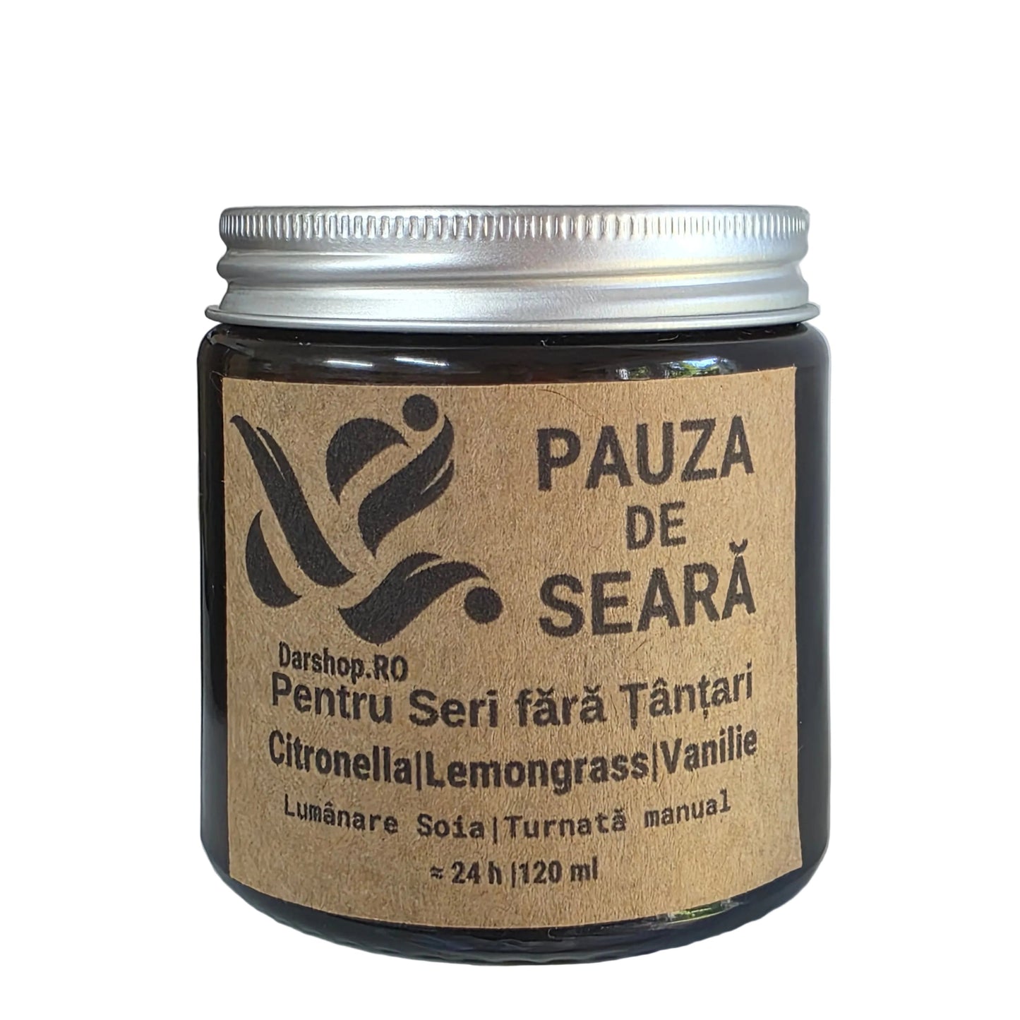 Lumânare parfumată handmade pentru seri de vară fără țânțari. Creează o atmosferă relaxantă și cozy pe terasă, balcon sau în grădină.