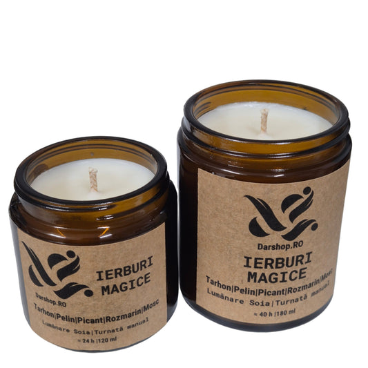 Ierburi Magice. Lumânare soia