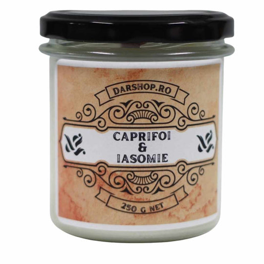 Lumânare parfumată soia Rural. Caprifoi & Iasomie